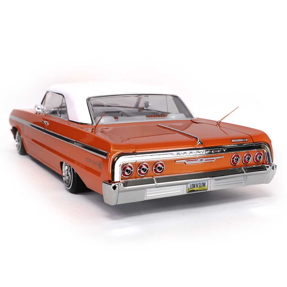 Redcat SixtyFour Orange & White RC Car - 1:10 1964 Chevrolet Impala Hopping Lowrider