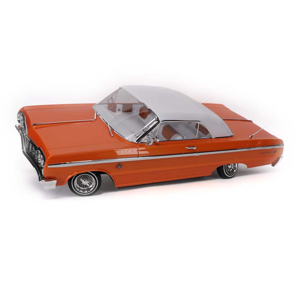 Redcat SixtyFour Orange & White RC Car - 1:10 1964 Chevrolet Impala Hopping Lowrider