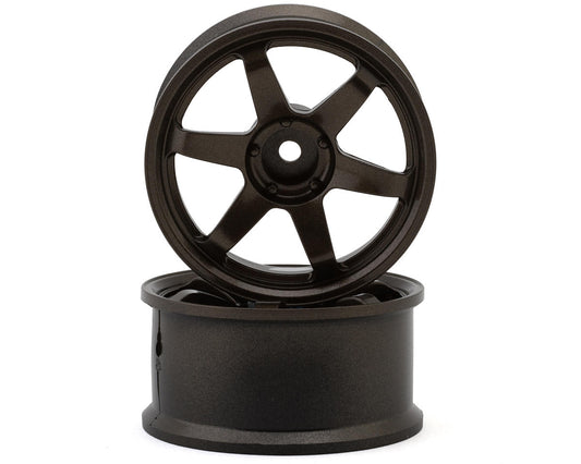 LAB TE37 Sports 1/10 High Traction Drift Wheels (Bronze) (2) (8mm Offset) w/12mm Hex