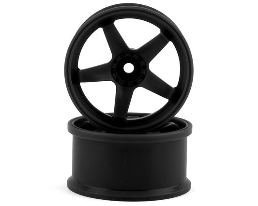 Topline N Model V3 Super High Traction Drift Wheels (Black) (2) (7mm Offset) w/12mm Hex