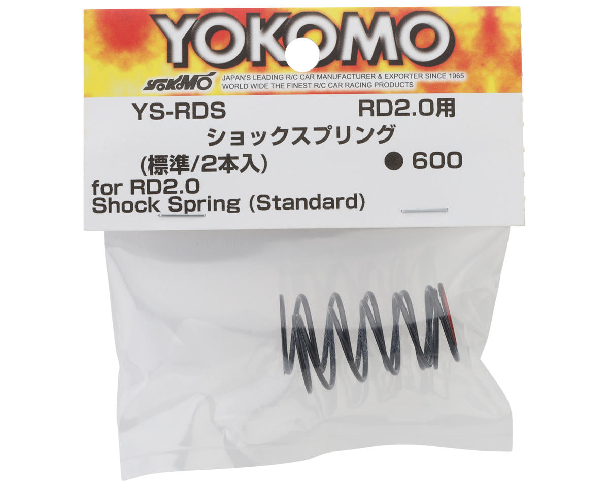 Yokomo RD2.0 Standard Shock Springs (Red) (2) (Red)