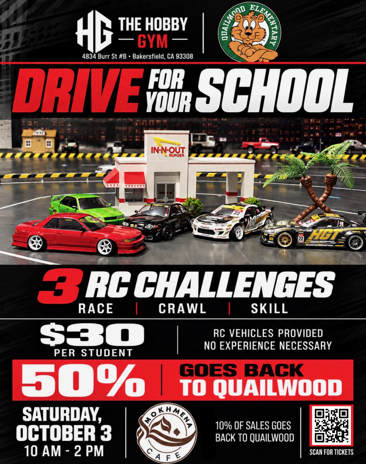 12:00PM Slot-Quailwood Elementary School Fundraiser Event