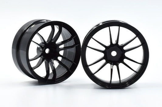 REVE D Drift Wheel UL12 (GUNMETAL, Offset 6, 2pcs)(RW-UL12M6)