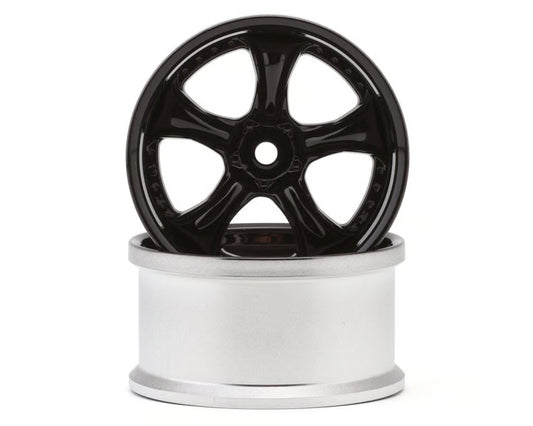 LAB Work Vs KF 1/10 Drift Wheels (High Gloss Black) (2) (8mm Offset) w/12mm Hex